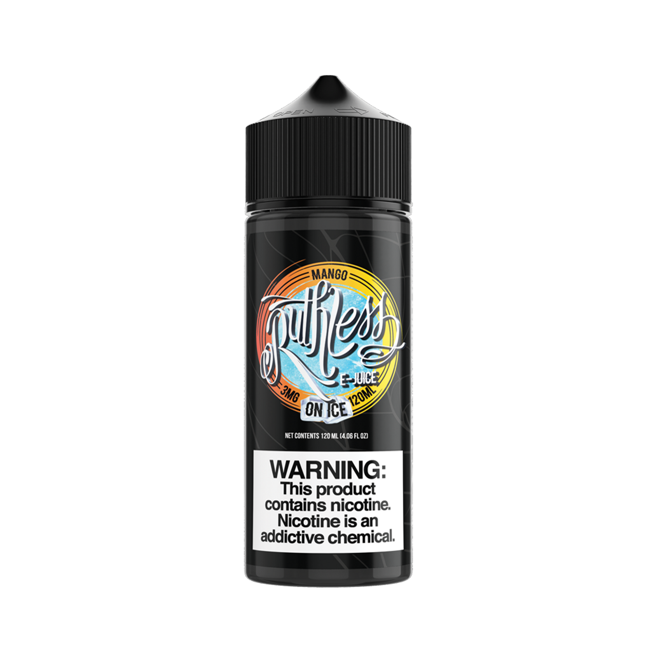 Ruthless Series E-Liquid 120mL (Freebase) Mango On Ice