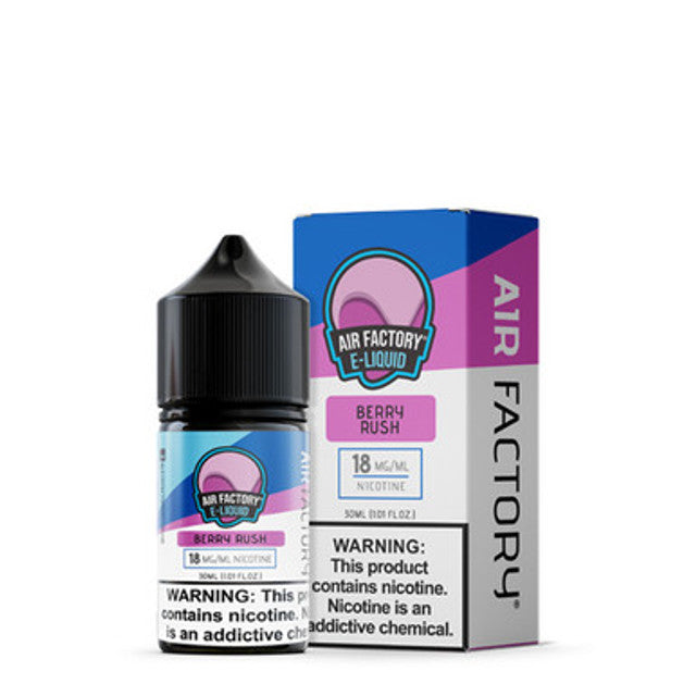 Air Factory Salt Series E-Liquid 30mL (Salt Nic) Berry Rush with packaging