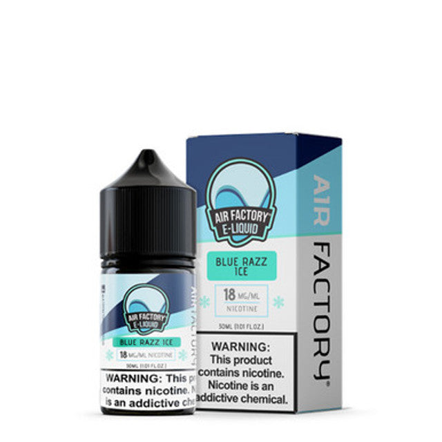 Air Factory Salt Series E-Liquid 30mL (Salt Nic) Blue Razz Ice with packaging