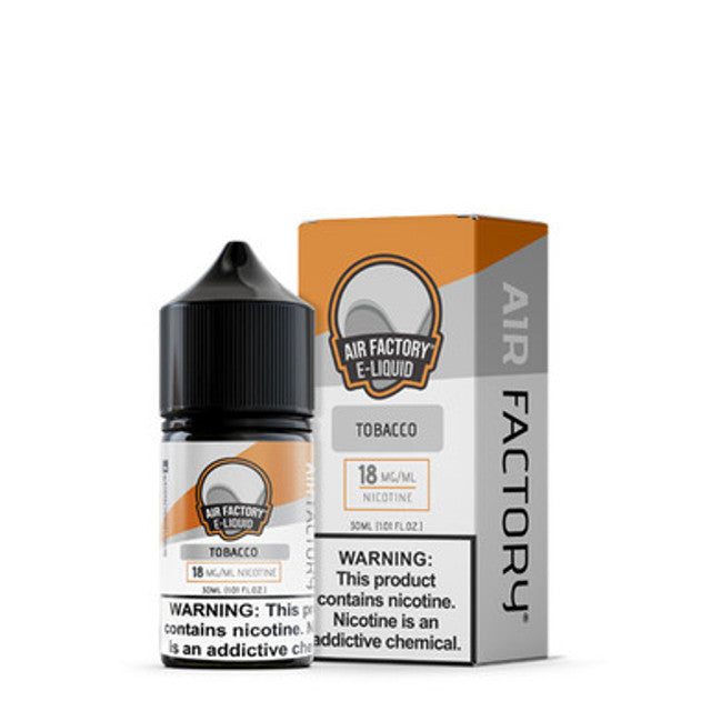 Air Factory Salt Series E-Liquid 30mL (Salt Nic) Tobacco with packaging