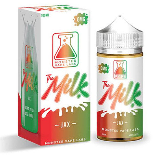 Jam Monster Milk Series E-Liquid 100mL (Freebase) Jax with packaging