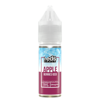 7Daze Reds Salt Series E-Liquid 15mL (Salt Nic) Apple berries iced