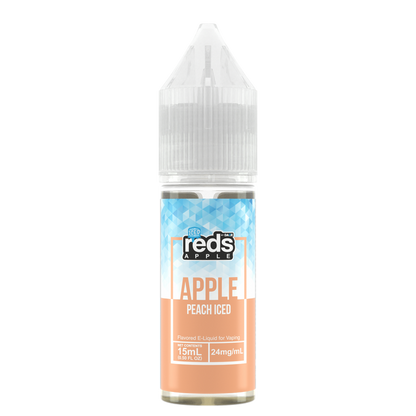 7Daze Reds Salt Series E-Liquid 15mL (Salt Nic) Peach iced