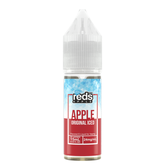 7Daze Reds Salt Series E-Liquid 15mL (Salt Nic) Apple iced