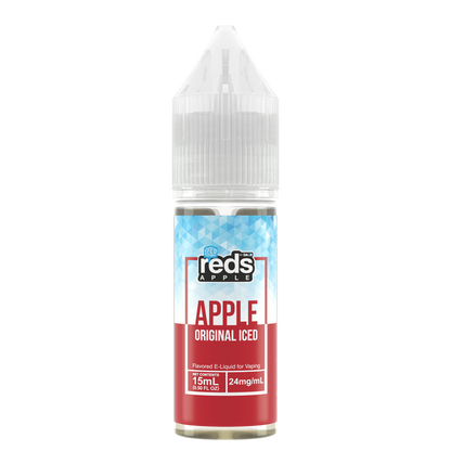 7Daze Reds Salt Series E-Liquid 15mL (Salt Nic) Apple iced