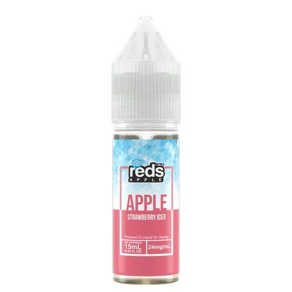 7Daze Reds Salt Series E-Liquid 15mL (Salt Nic) Strawberry iced