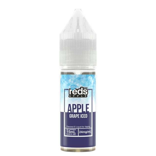 7Daze Reds Salt Series E-Liquid 15mL (Salt Nic) Grape iced