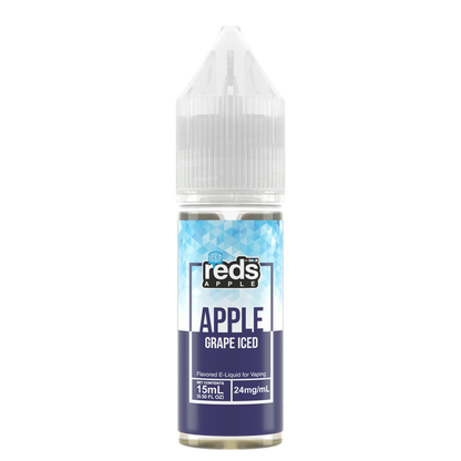 7Daze Reds Salt Series E-Liquid 15mL (Salt Nic) Grape iced