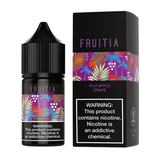 Fresh Farms FRUITIA Salt Series E-Liquid 30mL (Salt Nic) | Fuji Apple Grape with packaging