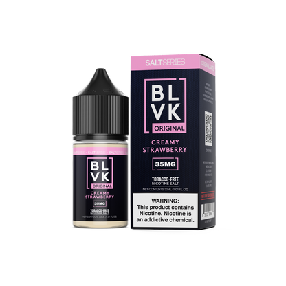 BLVK TFN Series Salt E-Liquid 30mL (Salt Nic) Salt Series - Creamy Strawberry