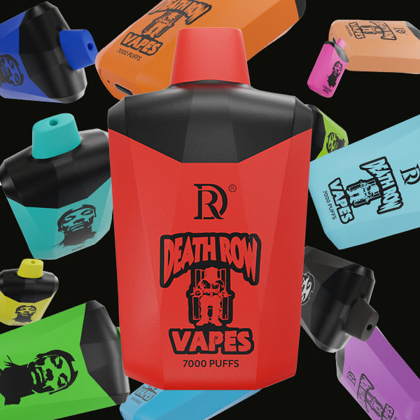 Death Row Vapes Disposable 7000 Puffs 12mL 50mg | MOQ 5 Group Photo