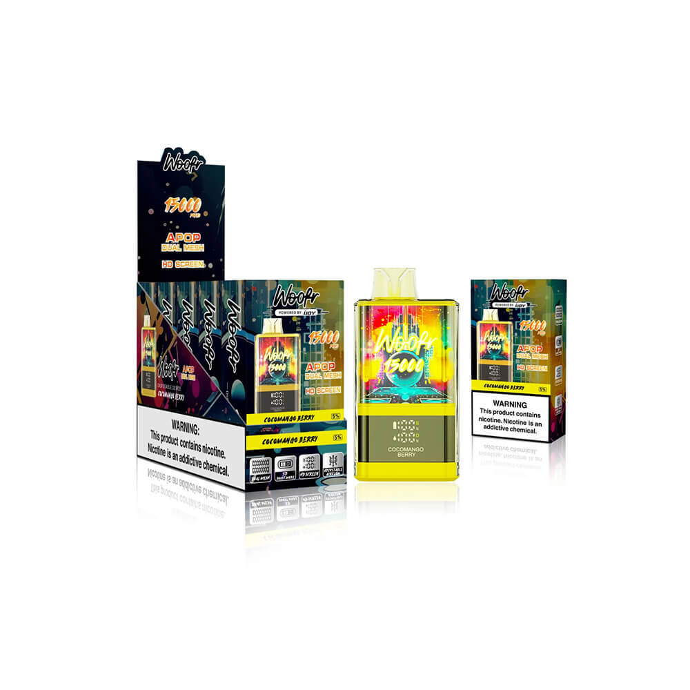 Woofr Disposable 15,000 Puffs 20mL 50mg | MOQ 5 | Cocomango Berry with Packaging