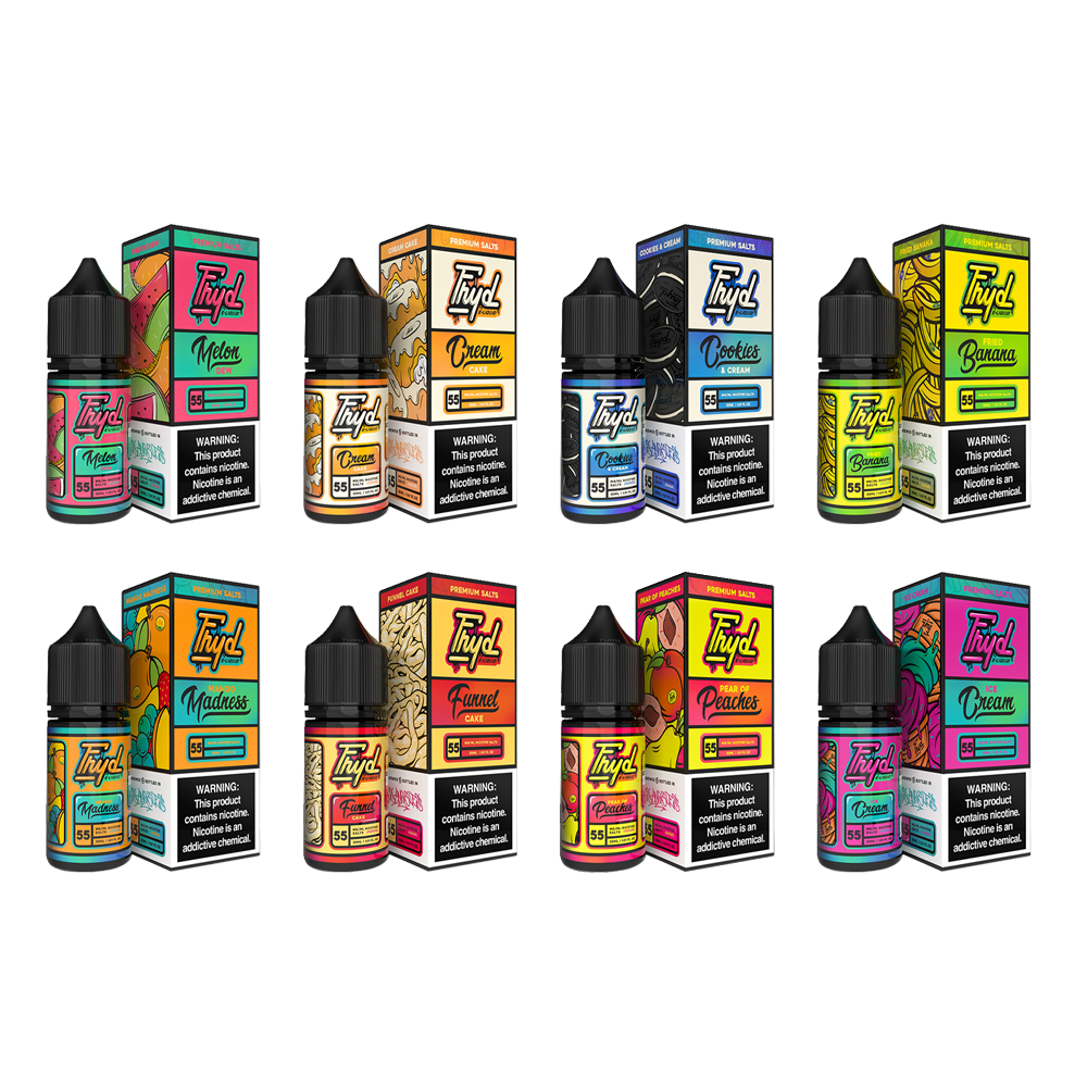 FRYD Salt Series E-Liquid 30mL (Salt Nic) Group Photo