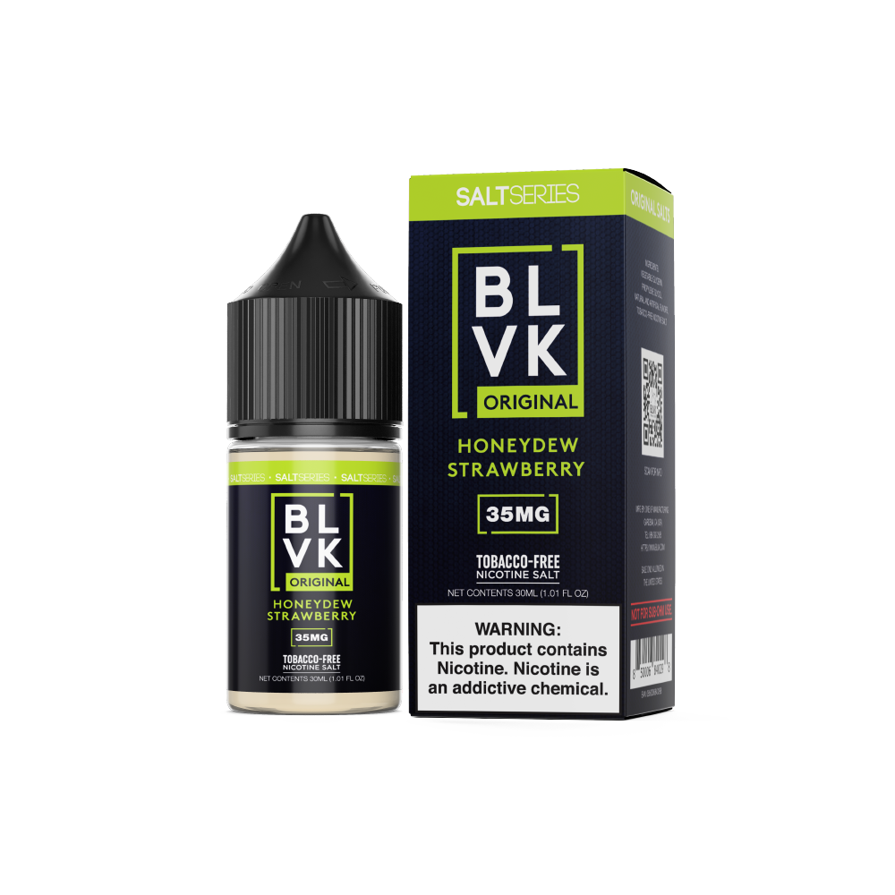 BLVK TFN Series Salt E-Liquid 30mL (Salt Nic) Salt Series - Honeydew Strawberry