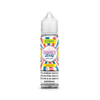 Dinner Lady TFN Series E-Liquid 60mL (Freebase) Lemon tart