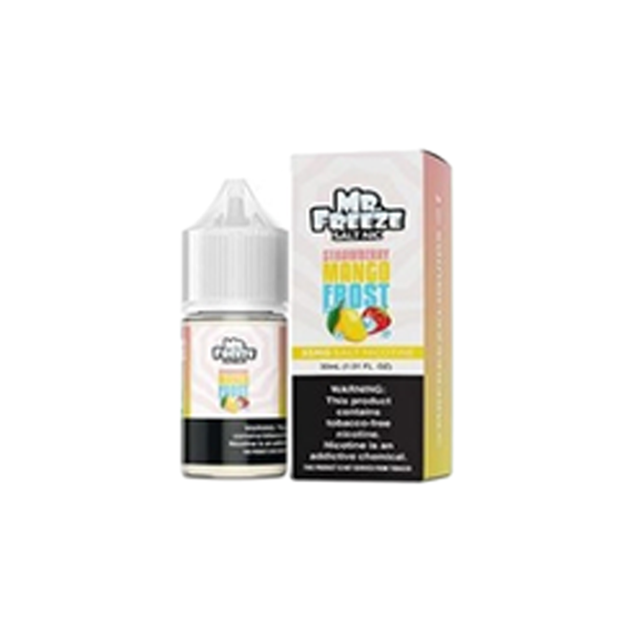 Mr. Freeze TFN Salt Series E-Liquid 30mL (Salt Nic)   Straw Mango Frost with Packaging