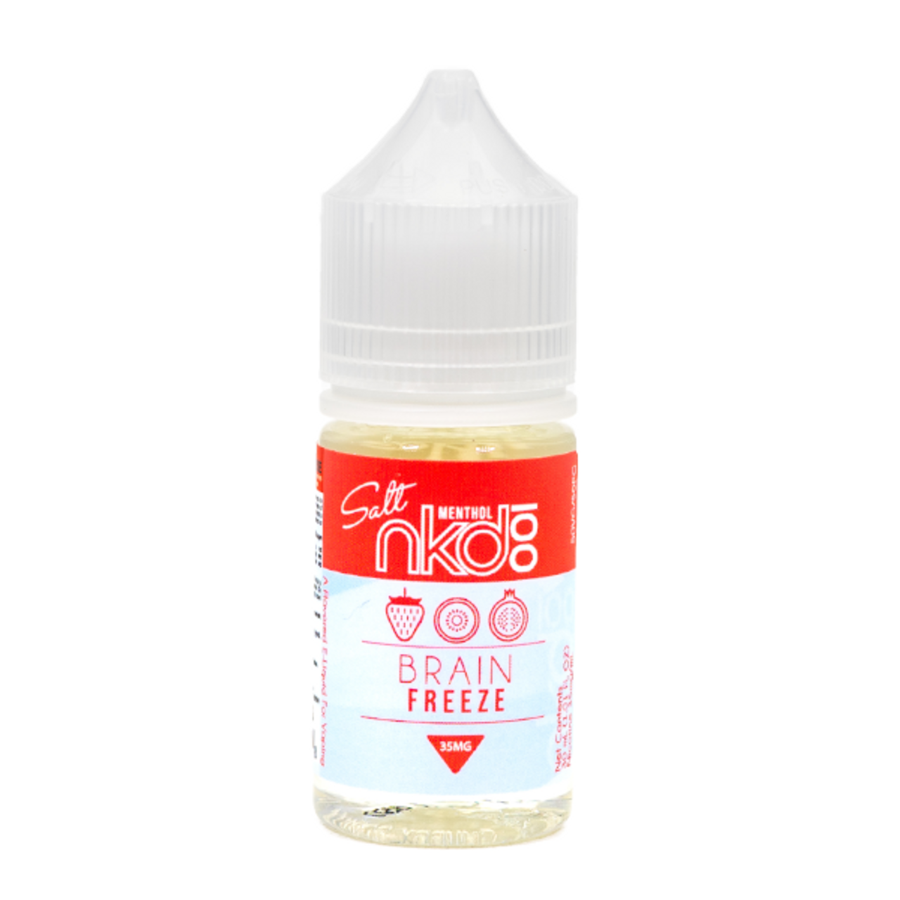 Naked 100 Salt Series E-Liquid 30mL (Salt Nic) Strawberry Pom Brain Freeze