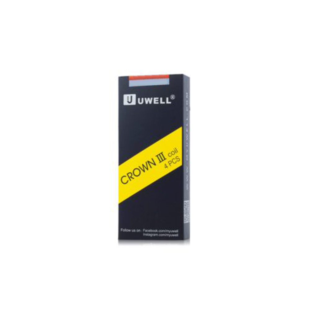 Uwell Crown 3 Coil (4-Pack) | 0.25ohm with PAckaging