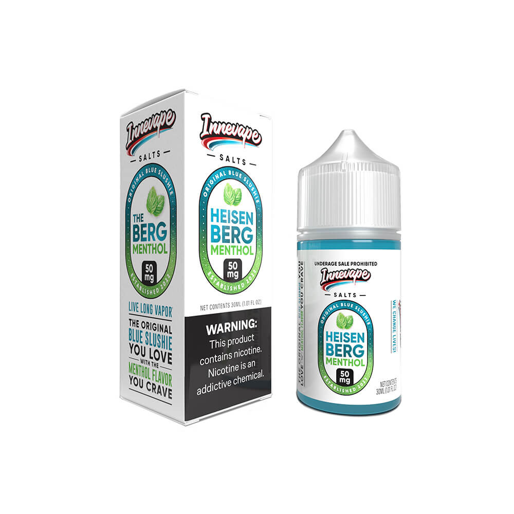 Innevape Salt Series E-Liquid 30mL (Salt Nic)  Heisenberg Menthol with Packaging