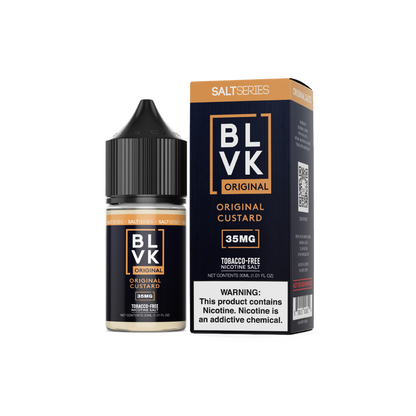 BLVK TFN Series Salt E-Liquid 30mL (Salt Nic) Salt Series - Original Custard