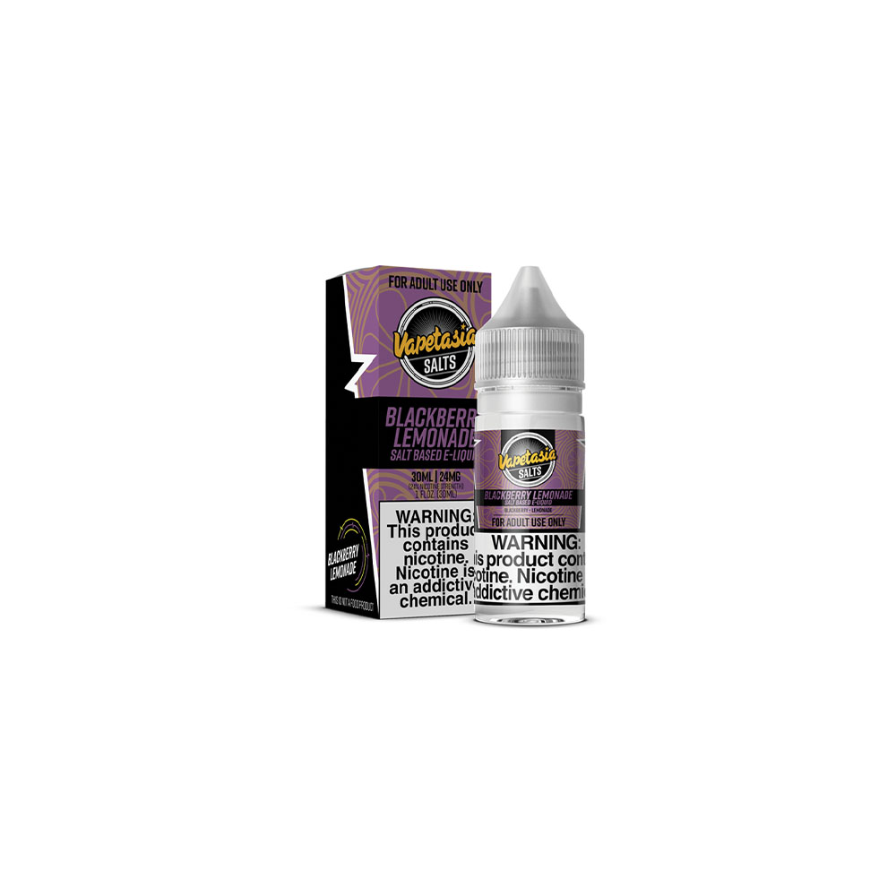 Vapetasia Salt Series E-Liquid 30mL (Salt Nic) Blackberry Lemonade with Packaging