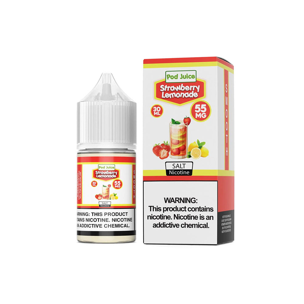 Pod Juice Salt TFN Series E-Liquid 30mL (Salt Nic) Strawberry Lemonade