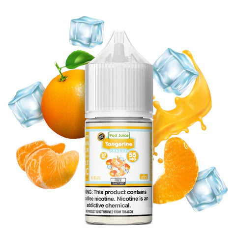 Pod Juice Salt TFN Series E-Liquid 30mL (Salt Nic) Tangerine Freeze