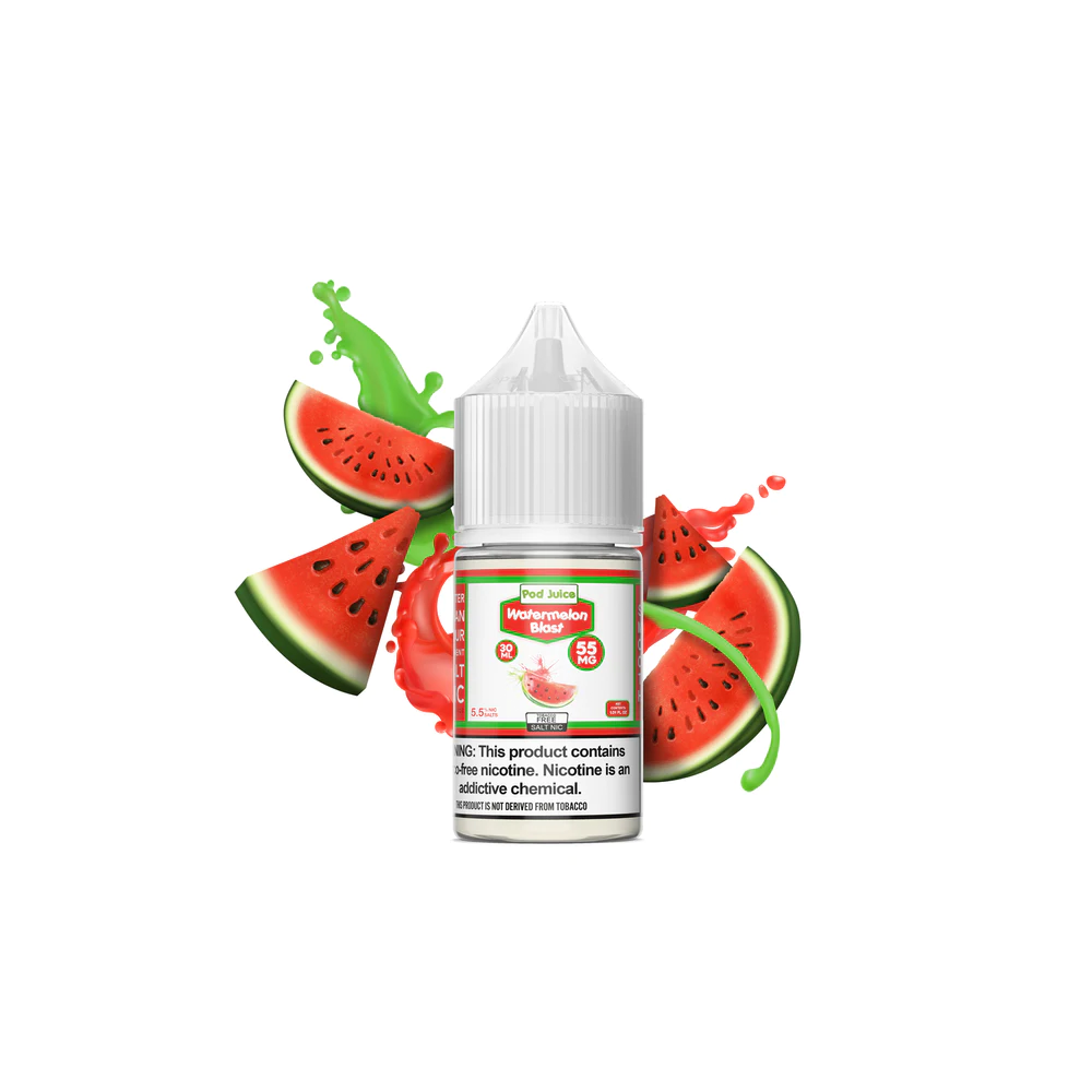 Pod Juice Salt TFN Series E-Liquid 30mL (Salt Nic) |  Watemelon Blast