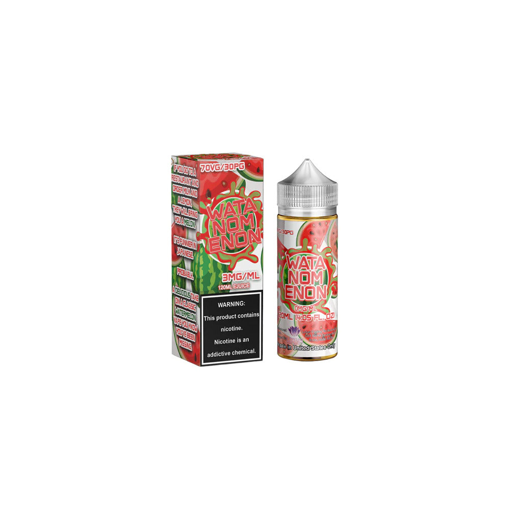 Nomenon and Freenoms Series E-Liquid 120mL (Freebase) | Watanomenon with packaging