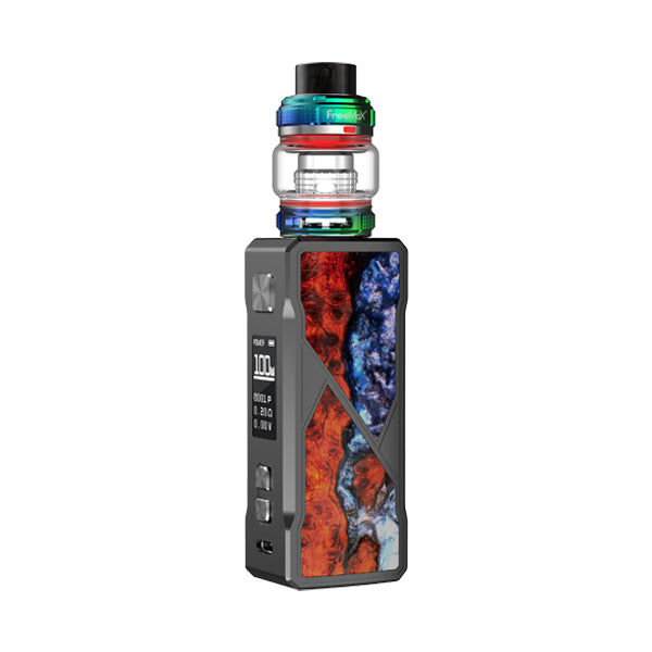 Freemax Maxus 100W Box Mod Kit Metal Stabwood Rainbow