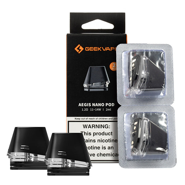 Geekvape Aegis Nano Pod (2-Pack) | Classic Edition 1.2ohm 2-Pack