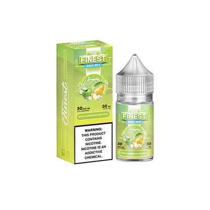 Finest Salt Series E-Liquid 30mL (Salt Nic) | Apple Paradise Menthol with packaging