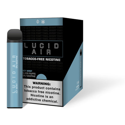 Lucid Air TFN Disposable 5000 Puffs 16.7mL 50mg | MOQ 10 | Icy Mint  with Packaging