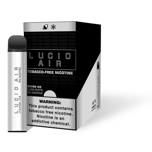 Lucid Air TFN Disposable 5000 Puffs 16.7mL 50mg | MOQ 10 | Lychee Ice with Packaging