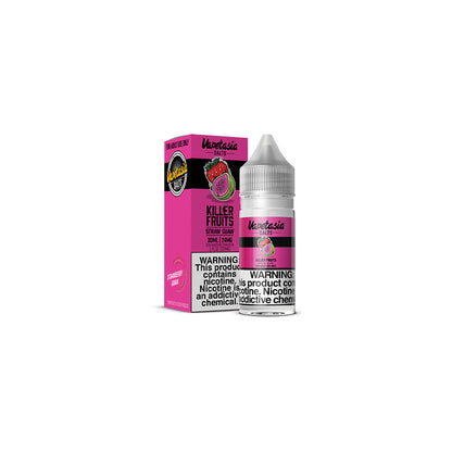 Vapetasia Salt Series E-Liquid 30mL (Salt Nic) Killer Fruits Straw Guaw with Packaging