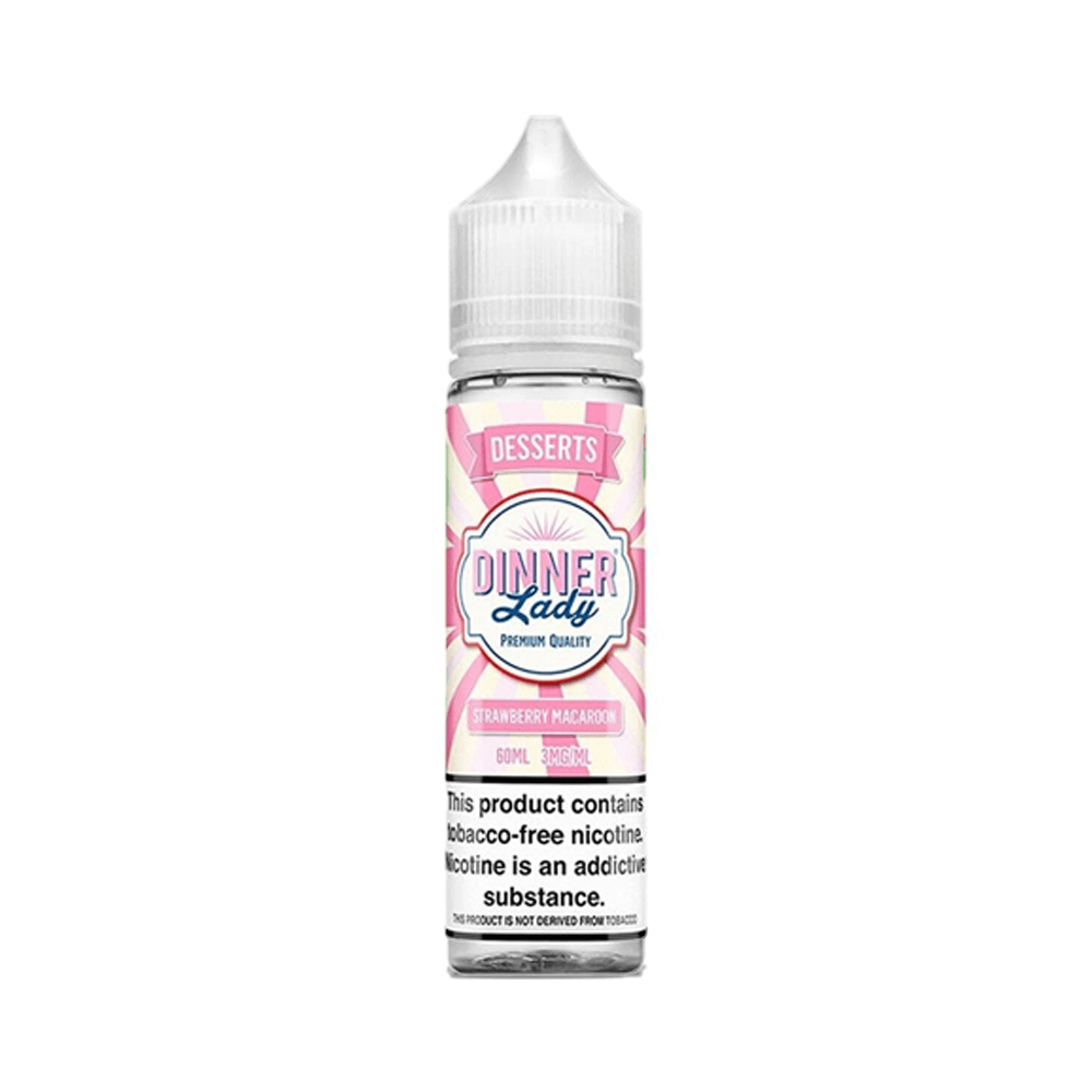 Dinner Lady TFN Series E-Liquid 60mL (Freebase) Strawberry Macaroon