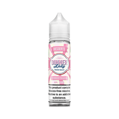 Dinner Lady TFN Series E-Liquid 60mL (Freebase) Strawberry Macaroon