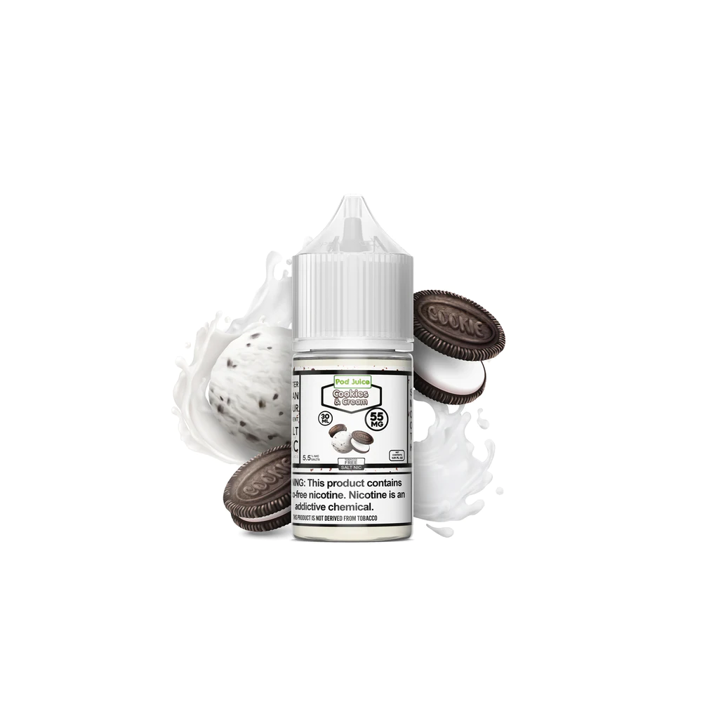 Pod Juice Salt TFN Series E-Liquid 30mL (Salt Nic) Cookies & Cream