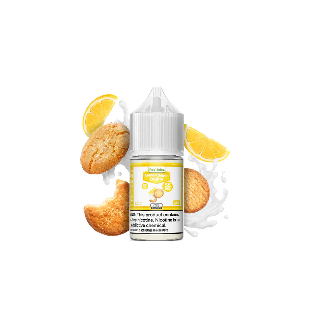 Pod Juice Salt TFN Series E-Liquid 30mL (Salt Nic) Lemon Sugar Cookies