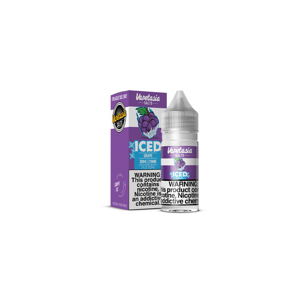 Vapetasia Salt Series E-Liquid 30mL (Salt Nic) Killer Fruits Iced Grape with Packaging