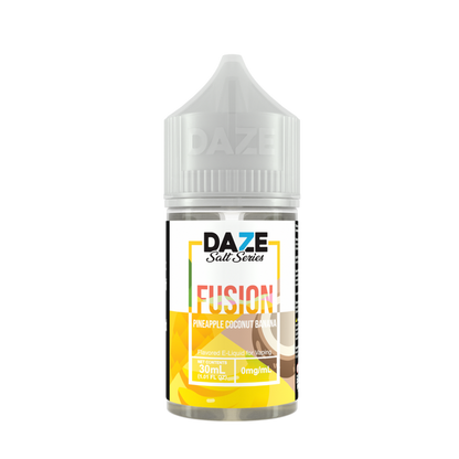 7Daze Fusion Salt Series E-Liquid 30mL (Salt Nic) Pineapple Coconut Banana