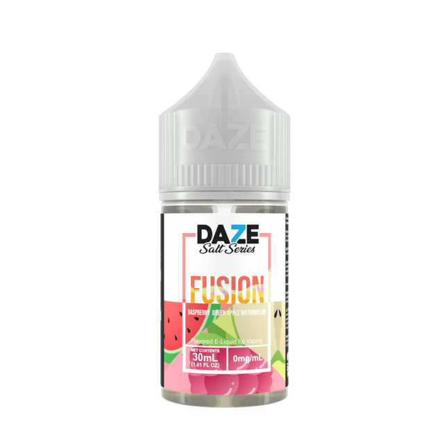 7Daze Fusion Salt Series E-Liquid 30mL (Salt Nic) Raspberry Green Apple Watermelon