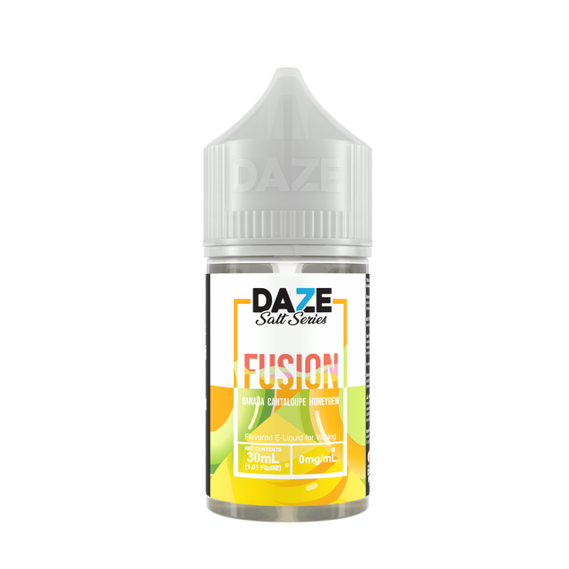 7Daze Fusion Salt Series E-Liquid 30mL (Salt Nic) Banana Cantaloupe Honeydew