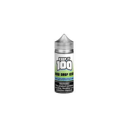 Keep It 100 TFN Series E-Liquid 100mL (Freebase) Dew Drop Iced