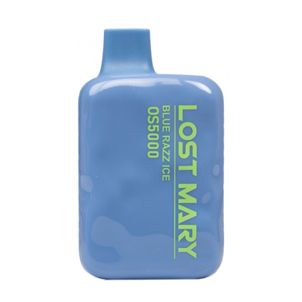 Lost Mary OS5000 Disposable 5000 Puff 10mL 40mg-50mg | MOQ 10 | Blue Razz Ice