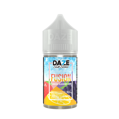 7Daze Fusion Salt Series E-Liquid 30mL (Salt Nic) Strawberry Blackberry Lemon Iced