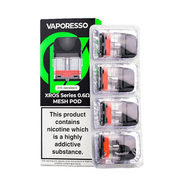 Vaporesso XROS Pod (4-Pack) | 0.6ohm Mesh 2mL