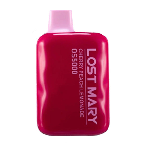 Lost Mary OS5000 Disposable 5000 Puff 10mL 40mg-50mg | MOQ 10 | Cherry Peach Lemonade