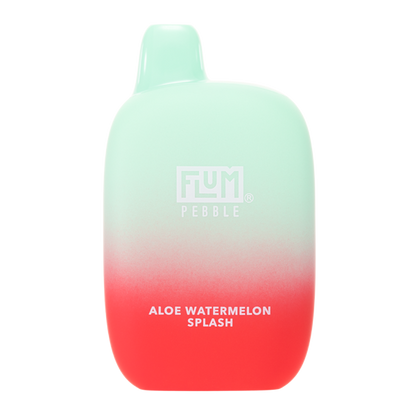 Flum Pebble Disposable 6000 Puffs 14mL 50mg | MOQ 10  Aloe Watermelon Splash