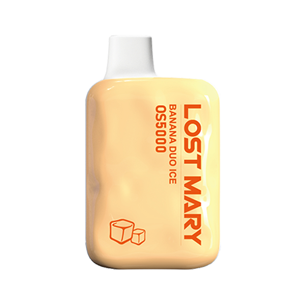 Lost Mary OS5000 Disposable 5000 Puff 10mL 40mg-50mg | MOQ 10 | Banana Duo Ice